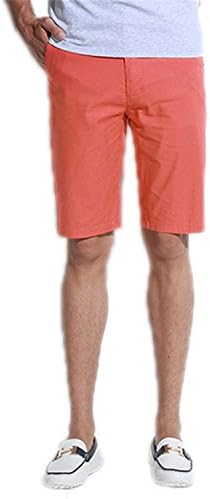 Chongfeng Fashion NEW summer new mens short pants thin cotton comfortable shorts casual shorts Orange 29