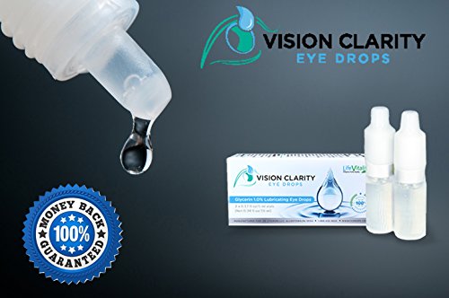 Vision Clarity Eye Drops with 1% Carnosine (NAC Drops), Lubricants, 3 Box Discount, 2 Vials per Box, 30 ml Total