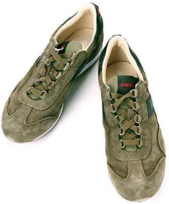 Amazon ディアドラ ヘリテージ レザー スニーカー Equipe S Sw 18 エキップ オリーブ ブラック 4424 Burnt Olive Green Black メンズ 8h Diadora Heritage ディアドラ ヘリテージ スニーカー