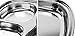 Stainless Steel Divided Tray Divided Dinner Snack Plate Kids Baby Plate Diet Plate Diet Food Control Tray Set (3section rectangularA 3pack)