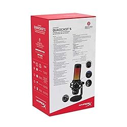 HyperX QuadCast S – RGB USB Condenser Microphone