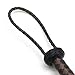 bekinky Premium Microfiber Leather Bull Whip, 8 Foot 8 Plait Brown and Black Bullwhip, Luxurious Braided Horse Whip, Flogger