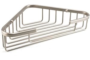 Signature Hardware 296024 10-1/4" Solid Brass Corner Shower Basket