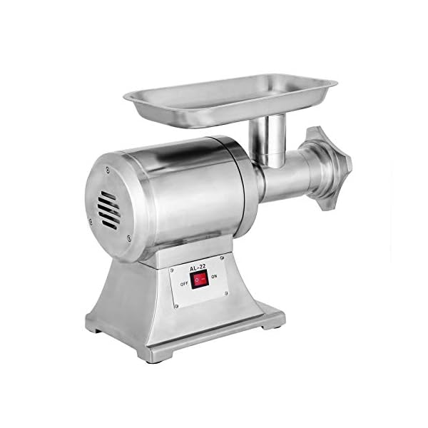 750W Elektrische Fleischwolf 1Hp 190Prm 550Lb / H Wursthersteller Gewerblicher Edelstahl Lebensmittelschleifmaschine… – Bild 7