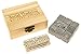 Social Tradition 9-Piece Natural Whiskey Soapstone Set in Pine Wood Case