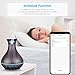 Essential Oil Diffuser, Maxcio 400ml Smart Aromatherapy Diffuser with Timer & 7 RGB Light, 2 Mist Mode Waterless Auto-Off, Ultrasonic Humidifier with Alexa & Google Home, App & Voice Control