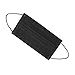 50 Packs Black Disposable PM2.5 Face Mask Medical Dental Earloop Anti-Dust Flu Surgical Masks Four Layer Activated Carbon Filter Face Masks