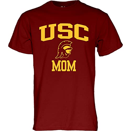 Blue 84 women's USC Trojans Mom T-Shirt, USC Trojans Cardinal, Large