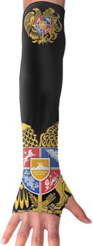 Coat Of Arms Of Armenia Novelty UV Arm Warmers Cooling Sleeves For Women And Men A Pair Of 2 Only