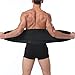 HURMES Waist Trainer Belt for Women-Waist Cincher Trimmer Body Shaper Belt (Black, M)