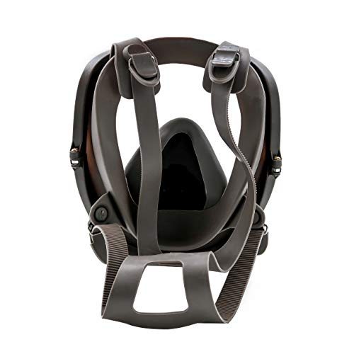 Muhubaih Full Face Respirator Mask For 6800 Masks Organic Vapors N95 Level Silicone Respirator Mask,Wide Field of View Full Face Dust Gas Mask for Paint Pesticide Chemical Formaldehyde Respiratory
