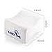 SIVNN Knee Memory Pillow with Visco-Elastic Memory Foam and Washable Breathable Zippered Cover for Led Pain,Sciatica Relief, Back Pain,Pregnancy, Hip and Joint Pain (White)