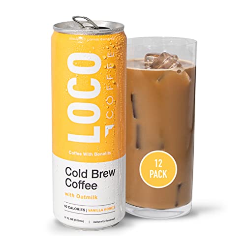 Loco Coffee Vanilla Honey Cold Brew Coffee With Oat Milk and Coconut