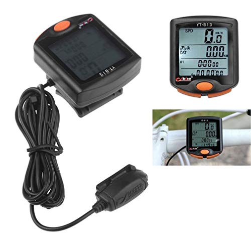 BOGEER YT-813 Wired Bike Cycling Bicycle Computer Odometer Backlight LCD Speedometer Riding Accessories