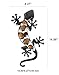 LIFFY Metal Gecko Wall Decor 15inch Outdoor Lizard Wall Art Hanging Sculpture for Patio or Fence, Pretty Gift Idea Make Your Garden Unique and Warm