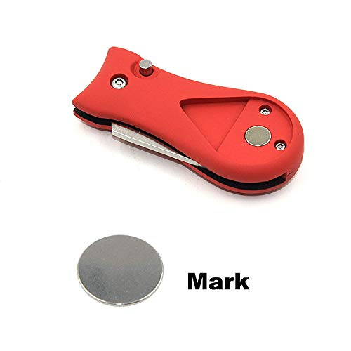 Croft Enterprises Switchblade Divot Tool with Ball Marker (Red)