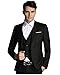 Men's Modern Fit 3-Piece Suit Blazer Jacket Tux Vest & Trousers