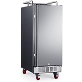 EdgeStar BR1500SS 15" Built-In Kegerator Conversion Refrigerator - Stainless Steel