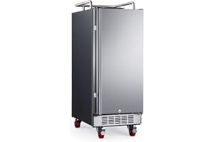 EdgeStar BR1500SS 15" Built-In Kegerator Conversion Refrigerator - Stainless Steel
