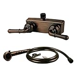 RV / Mobile Travel Home Shower Valve with Hand-Held Shower Set, Oil Rubbed Bronze
