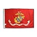 U.S. Marine Corps Military Flag - 2x3 ft Heavy Duty 200-denier 100% Outdoor Nylon - Made in U.S.A. by EHT Flags