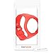kwmobile Watch Band Compatible with Polar M200 - Watch Band Replacement Silicone Strap - Red