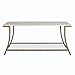 Novogratz Cecilia Coffee Table, Soft Brass, Faux Marble