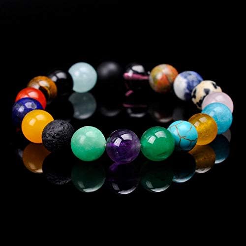 Stone Bracelet,10Mm Natural Agate Stone Beaded Bracelet Hand-Woven Energy Stone Bracelets Birthday Gift Of The Best Choice
