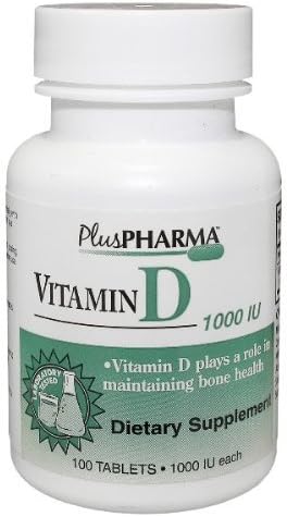 PlusPharma Vitamin D 1000iu -100 Tablets