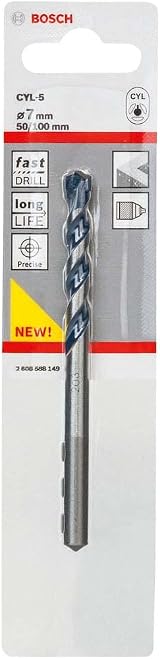 Bosch Professional CYL-5 Concrete Drill Bit 7 x 100 mm Robust Line