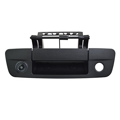 GCE Tailgate Handle Camera for Dodge Ram Truck 2009 - 2017. Black Backup Rear View Camera. Truck Tailgate handle with Reverse Camera.