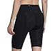 BALEAF Womens Cycling Shorts with 3D Padded Bike Shorts with Zipper Pocket UPF 50+ Black