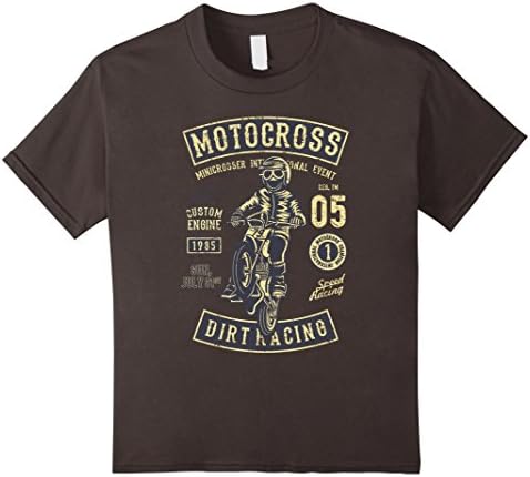 Kids Motocross Dirt Bike Racer T Shirt 6 Asphalt