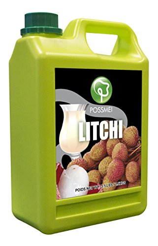 Possmei Flavored Syrup, Litchi, 5.5 Pound - Thumbnail 4