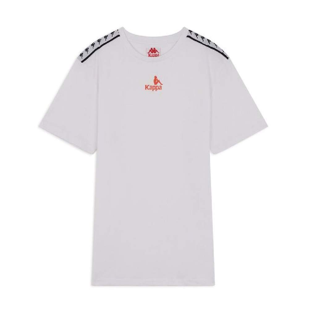 Kappa Corezo Courir Men's T-Shirt, mens, T-Shirt, 3115U6W_CO, white, S
