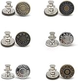 Lohas Select 12 Pcs Jeans Buttons Adjustable No Sew Instant Waist Tightener view 2