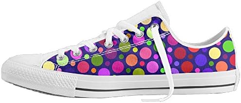 Circles Colorful Texture Mens Womens Sneakers Casual Canvas Shoes Solid Colors Low Top Lace Up Flat Fashion For Unisex