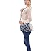 Dasein Women's Designer Quilted Crossbody Bags Twist Lock Shoulder Bags Satchel Handbags w/ Chain Strap