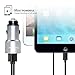 Car Charger,PowerMore Stainless Steel Dual-Port 4.8A , Smart Port Car Charger for iPhone 7/7 Plus,6/6S/6 Plus/6S Plus,5S/5,iPad,iPod Nano 7, iPads Pro Portable(Silver)