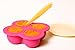 New Baby Food Storage Containers Freezer Trays with Plastic Clip-On Lids - Includes Teaspoon and Plate - BPA-Free, Reusable, Stackable, Dishwasher & Freezer-Safe - Great Baby Shower Gift - 3 Pack