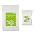 Tea Filter Bags Disposable Tea Bags for Loose Tea Empty Tea Bags Drawstring Paper Tea Bag (100 Count and 3 Free Clips) (White)