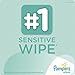 Pampers Baby Wipes Tub, Sensitive - 64 Wipes/Tub (1Tub/3Refills/256 Count, Sensitive)