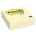 Post-it Notes, 4 in. x 4 in., Canary Yellow, Lined, 300 Sheets/Pad, 1 Pad/Pack