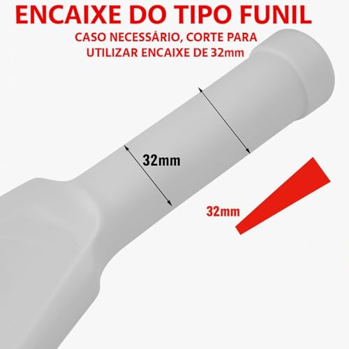 Bocal para Extratora Com Adaptador para Aspirador De Pó Com 32mm até 38mm Premium
