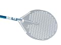 Professional 13" Perforated Circular Pizza Peel with 59" Handle