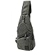 Canvas Chest Pack Crossbody Casual Sling Shoulder Bag(502) (army green)