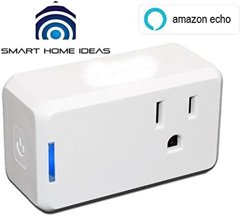 Wifi Smart Plug by Smart Home Ideas, Control your Devices, Works with Alexa (White)