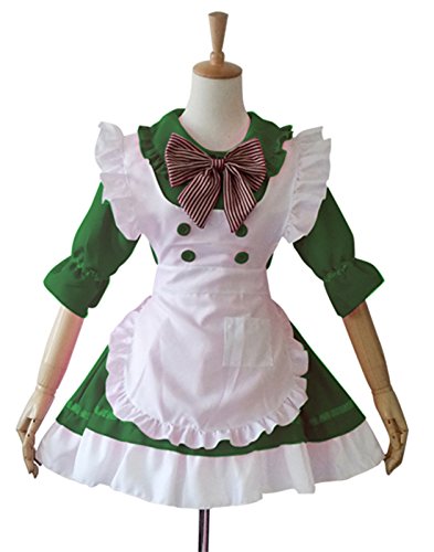 Nawty Fox Lolita Cosplay French Maid-Green