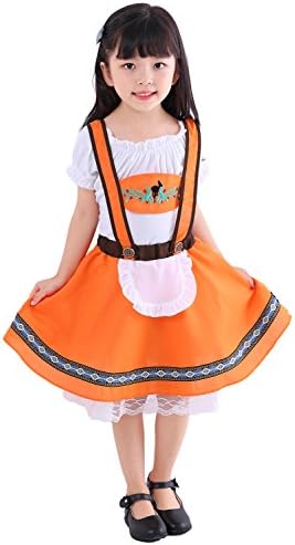 Halloween Womens Dirndl German Lederhosen Oktoberfest Costume Costume(Not US size.Choose 2 size larger please)