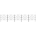 Best Choice Products 10ft x 24-inch 5-Panel Iron Foldable Interlocking Garden Edging Fence Panels for Lawn, Backyard, Landscaping w/Locking Hooks, Black